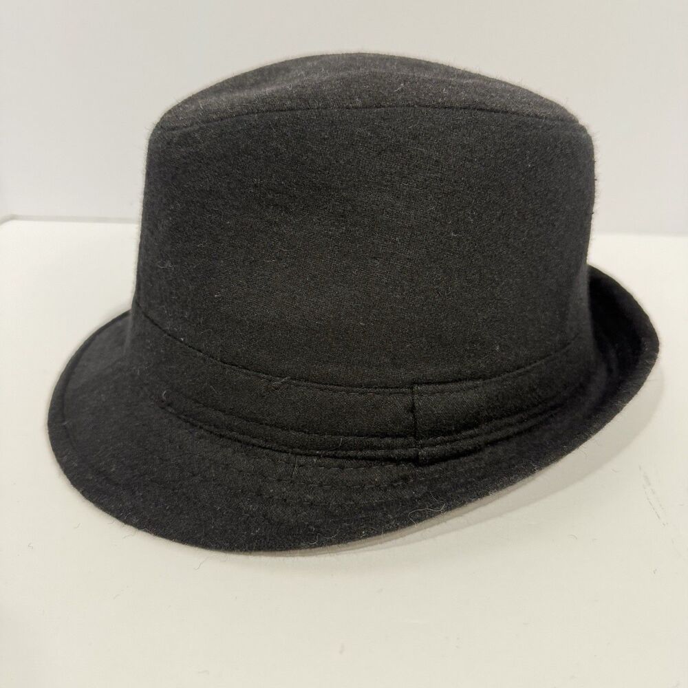 Milani Men Hat S/M Black 5% Wool 95 Polyester Designed in Italy - Picture 3 of 16